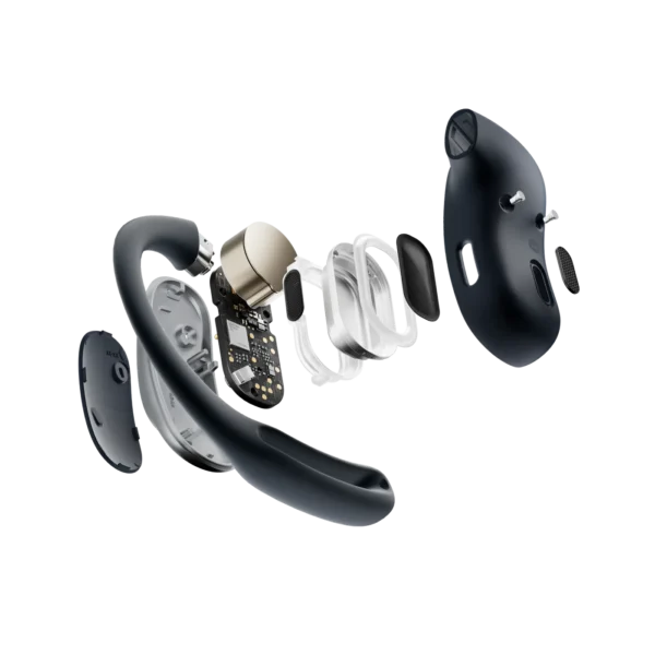 New SHOKZ OpenFit 2 Open-Ear Headphones, True Wireless Bluetooth Earphones with Microphone, Earbuds48 Hours of Playtime, Fast Charging, IP55 Water-Resistant - Image 2